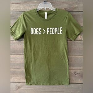 Bella Canvas Olive Dog Statement T-Shirt